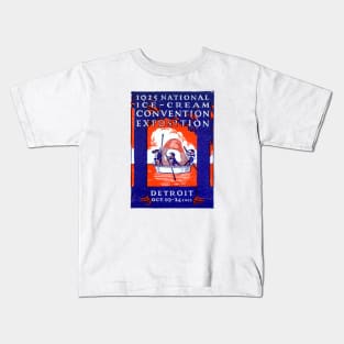 1925 Detroit National Ice Cream Convention Kids T-Shirt